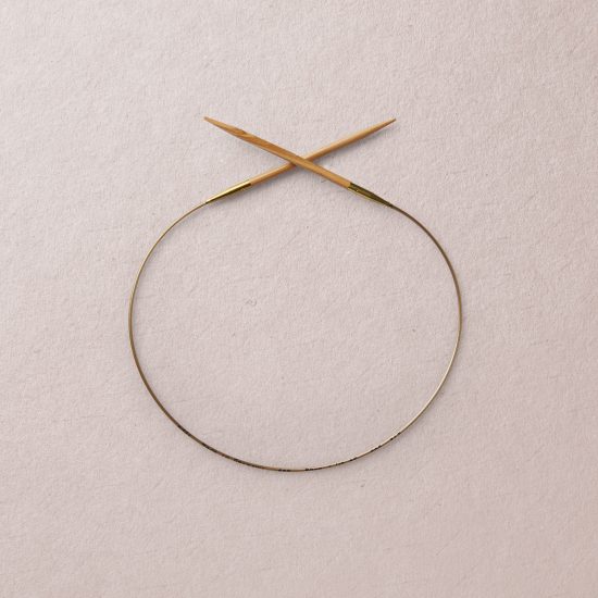 ADDI circular knitting needle, olivewood
