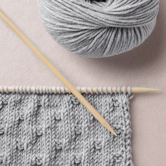 Checked pattern, Happy Knitting, Wool School