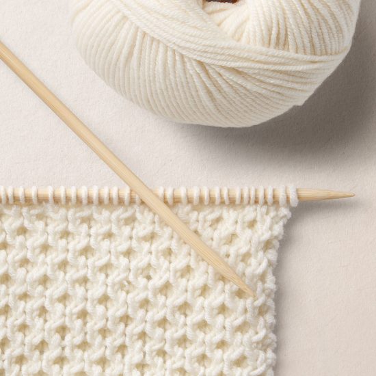 Nest Stitch Pattern, Wool School, Happy Knitting