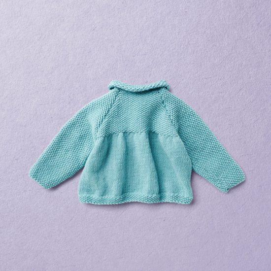 Merino Wool Van Beren baby knit set JUDY, turquoise