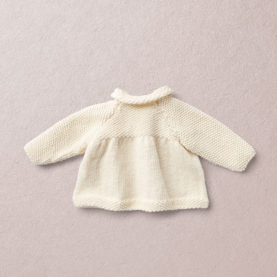 Merino Wool Van Beren baby knit set JUDY, off white