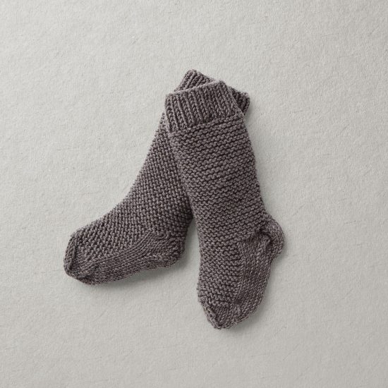 Vintage style inspired Van Beren knit socks TOM, handmade in Austria, merino wool, eco consciouis clothes, baby present, baby shower, baby belly party, hand knitted, fairfashion, heirloom, VAN BERENbrown