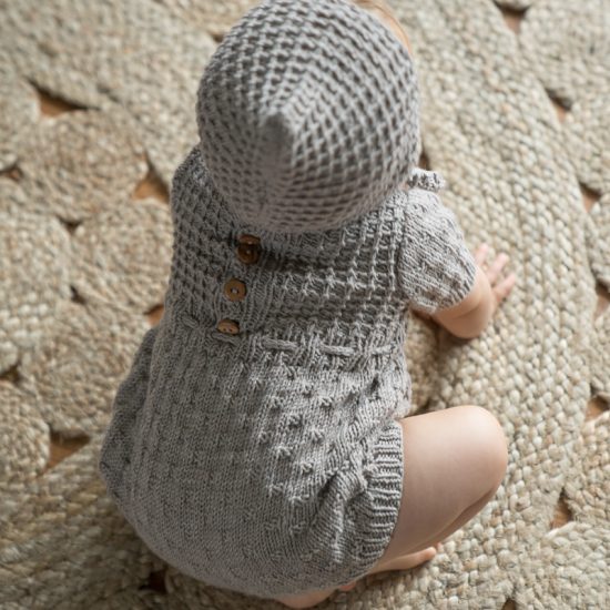 Vintage style inspired Van Beren baby knit romper SUNNY, handmade in Austria, merino wool, eco consciouis clothes, baby present, baby shower, baby belly party, hand knitted, fairfashion, heirloom, VAN BEREN