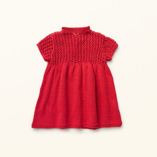 baby knit dress DELILAH, organic cotton, hand made in Austria, VAN BEREN, vintage style inspired knits, high quality, eco-friendly clothing, conscious, baby present, baby shower, baby belly party, hand knitted, fair fashion, sustainable kids wear