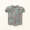 Nostalgic multi floral patterned girl blouse SUZANNE, VAN BEREN, made in Austria, Miss Little