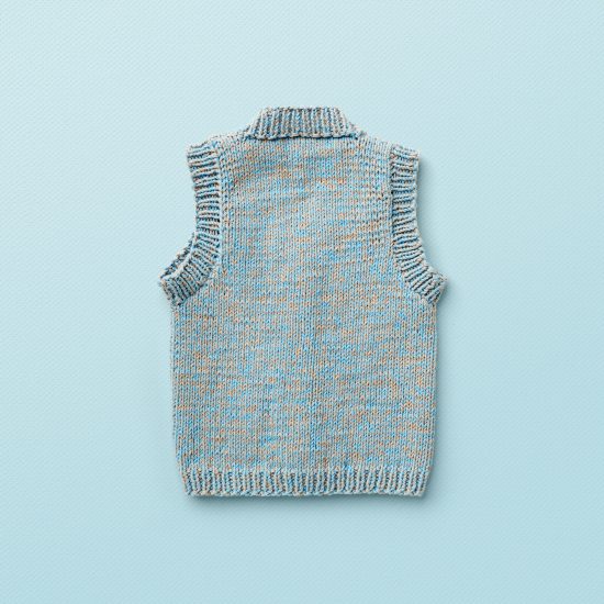 Vintage style inspired knit vest ELIOT, organic cotton, hand made in Austria, VAN BEREN