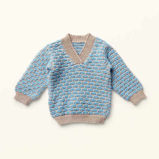 Vintage style inspired knit pullover EARL, organic cotton, hand made in Austria, VAN BEREN
