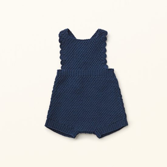 Vintage style inspired knit romper MARTHA, organic cotton, hand made in Austria, VAN BEREN