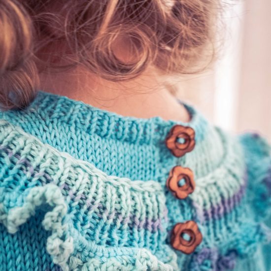 Vintage style inspired knit dress GRACIE, organic cotton, hand made in Austria, VAN BEREN