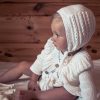baby knit cardigan JANE, organic cotton, hand made in Austria, VAN BEREN