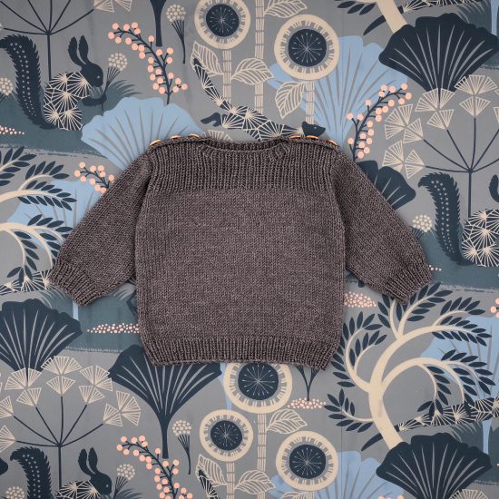 baby knit sweater Mavis, mushroom sweater, meriono wool, hand made in Austria, VAN BEREN, vintage style inspired knits, high quality, eco-friendly clothing, conscious, baby present, baby shower, baby belly party, hand knitted, fair fashion, sustainable kids wear, babyknits, vintagestyle,