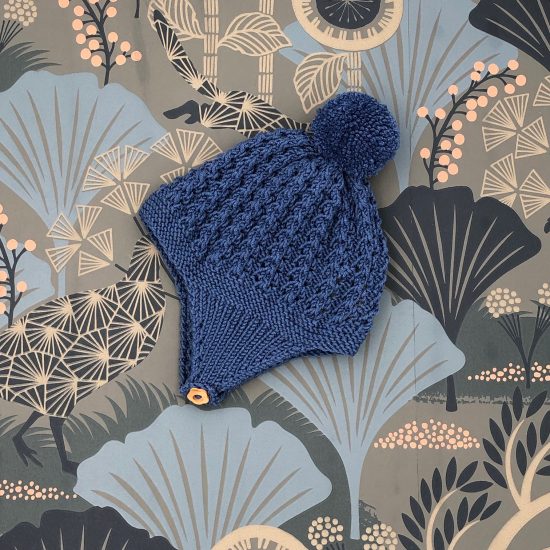 Vintage style inspired Van Beren baby knit bonnet VIVIEN, handmade in Austria, merino wool, eco consciouis clothes, baby present, baby shower, baby belly party, hand knitted, fairfashion, heirloom, VAN BEREN