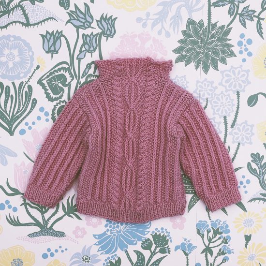 Knit sweater AURELIUS handknitted of virgin merino wool VAN BEREN