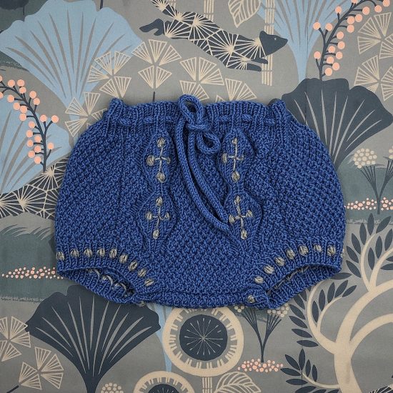 Knit bloomers VICTOR handknitted of virgin merino wool VAN BEREN