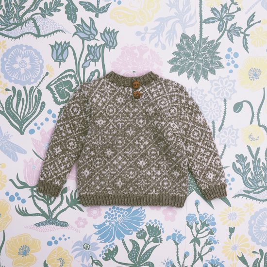 Knit sweater GIDEON handknitted of virgin merino wool VAN BEREN