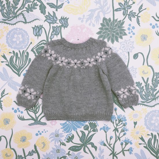 Knit sweater HENRY handknitted of virgin merino wool VAN BEREN