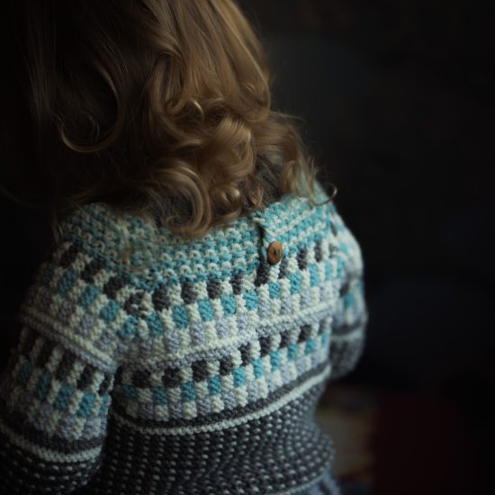Knit sweater APOLLO handknitted of virgin merino wool VAN BEREN