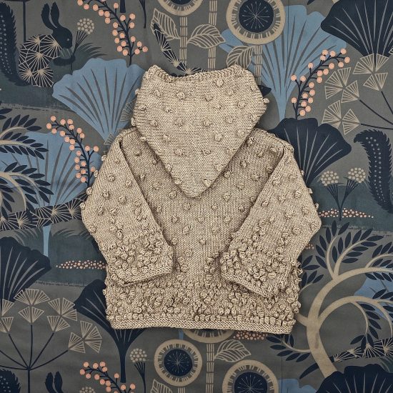 Knit cardigan BEATRICE handknitted of virgin merino wool VAN BEREN