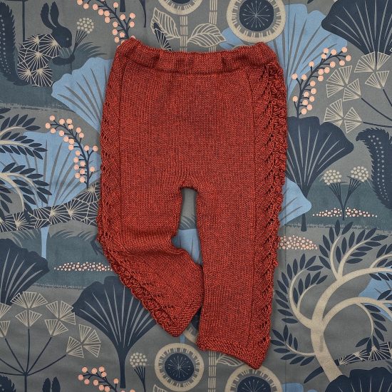Knit leggings EMMELINE handknitted of virgin merino wool VAN BEREN