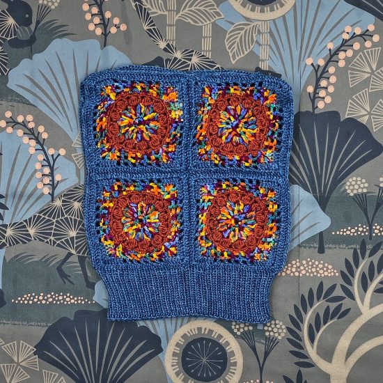 Knit pullover LUISE handknitted of virgin merino wool VAN BEREN