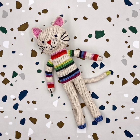 crochet toys, cat, handmade, Häkelspielzeug, Anne-Claire petit, baby shower