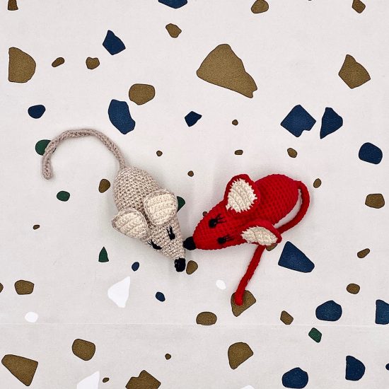crochet toys, small mouse, handmade, Häkelspielzeug, Anne-Claire petit, baby shower