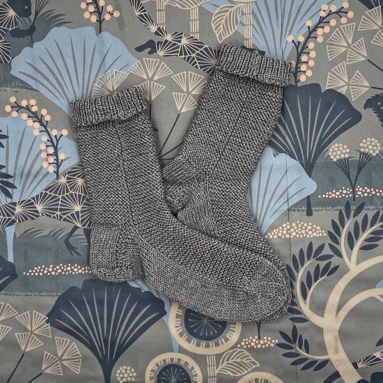 Knit socks OWEN handmade in Austria of merino wool VAN BEREN