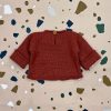 baby knit sweater LARA handknitted in Austria of merino cool wool