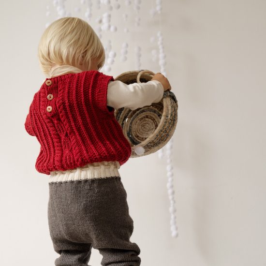 Knit sweater HUGH handmade of virgin merino wool in Austria VAN BEREN