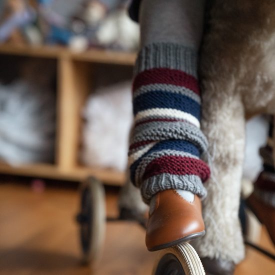 Knit leg warmers ZOLA handmade in Austria of virgin merino wool VAN BEREN