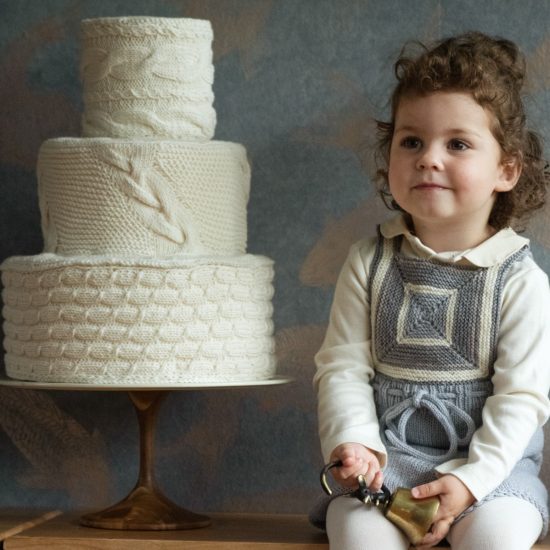 BIRTHDAY CAKE handmade in Austria of virgin merino wool