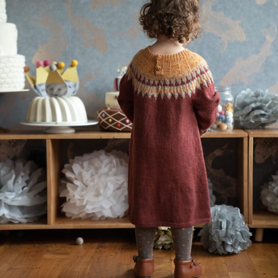 Knit dress JEANY handmade in Austria of virgin merino wool