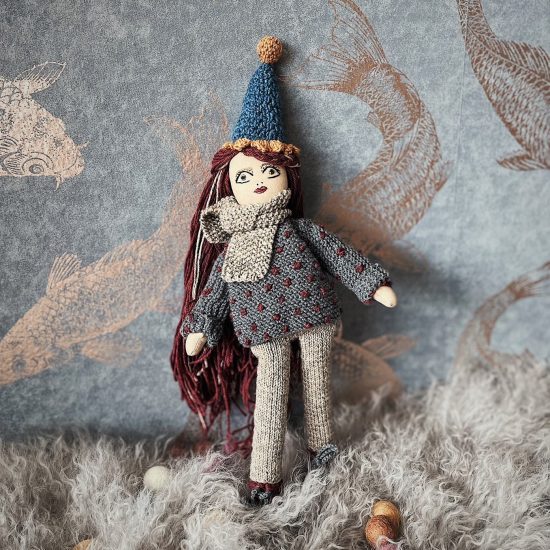 Rag doll WILHELMINE handmade in Austria