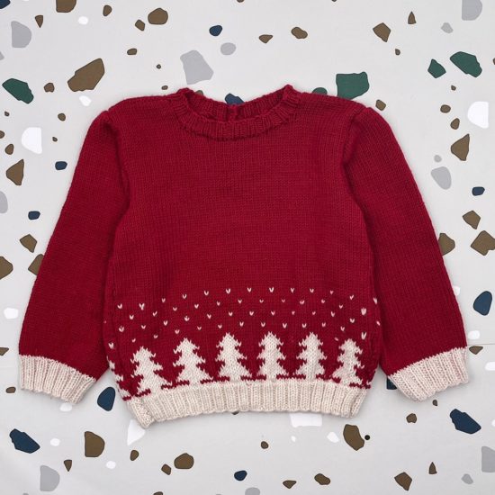 Christmas sweater RUPRECHT handmade of virgin merino wool in Austria VAN BEREN