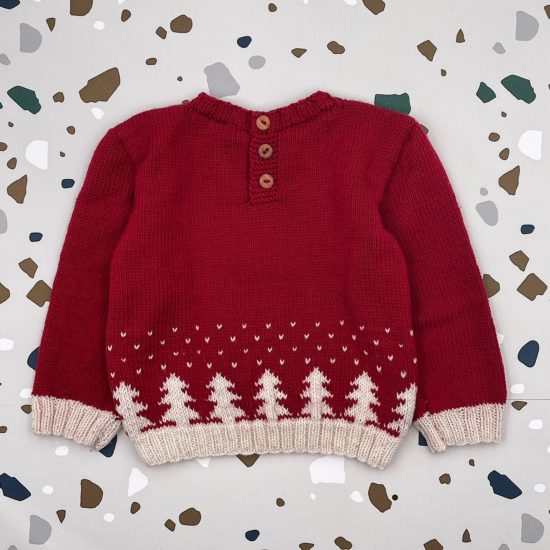 Christmas sweater RUPRECHT handmade of virgin merino wool in Austria VAN BEREN