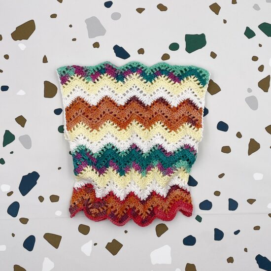 ANNE Crochet top handmade of Van Beren Organic Cotton Yarn VAN BEREN